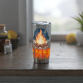 Gobelet Isotherme "Le Vagabond" — Flame Logo Insulated Travel Mug Tumbler