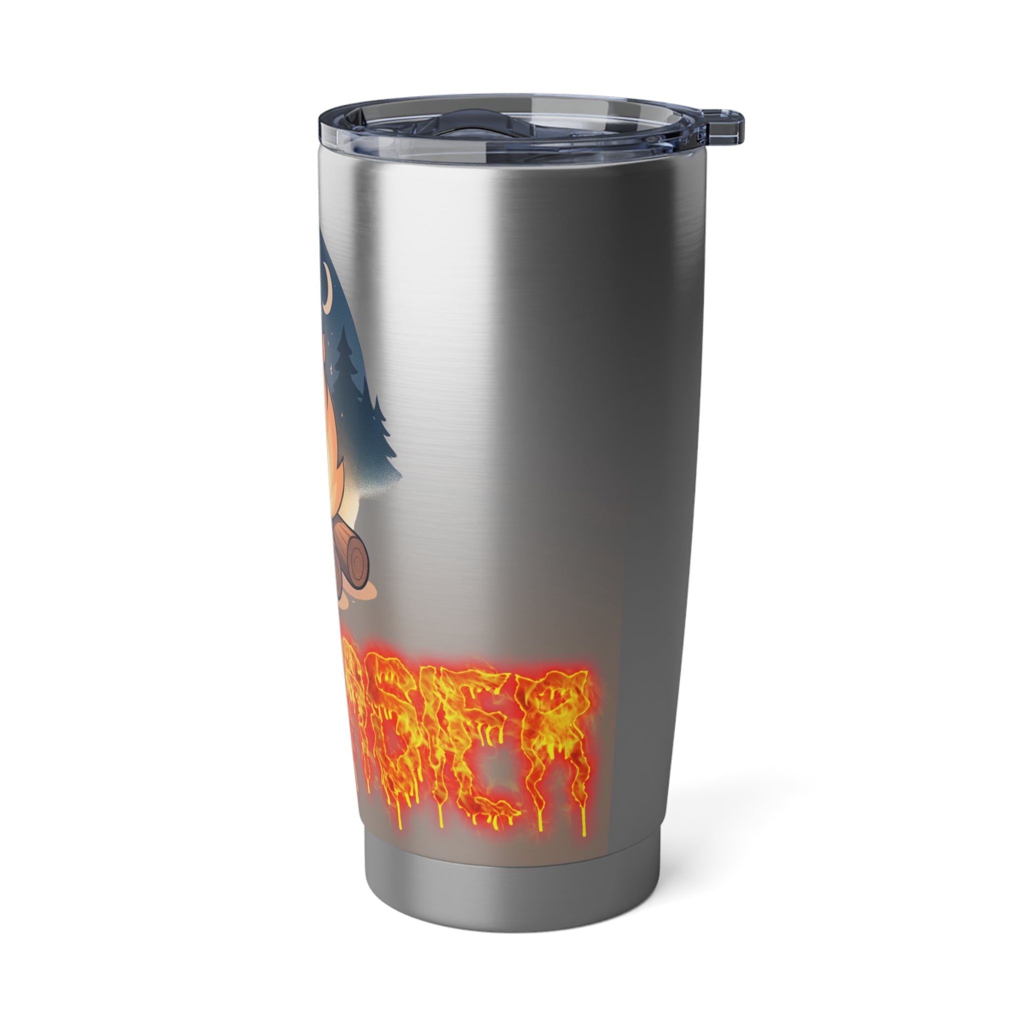 Gobelet Isotherme "Le Vagabond" — Flame Logo Insulated Travel Mug Tumbler
